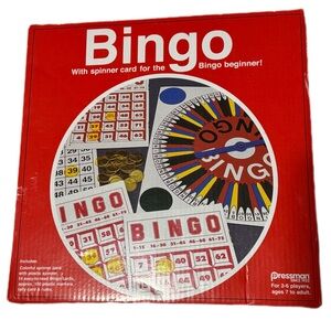 Red Bingo Game Set